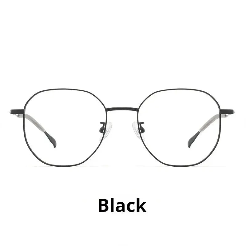 Women's Polygon Full Rim Titanium Prescription Glasses 722003 — view 6 | Rx Spectacle