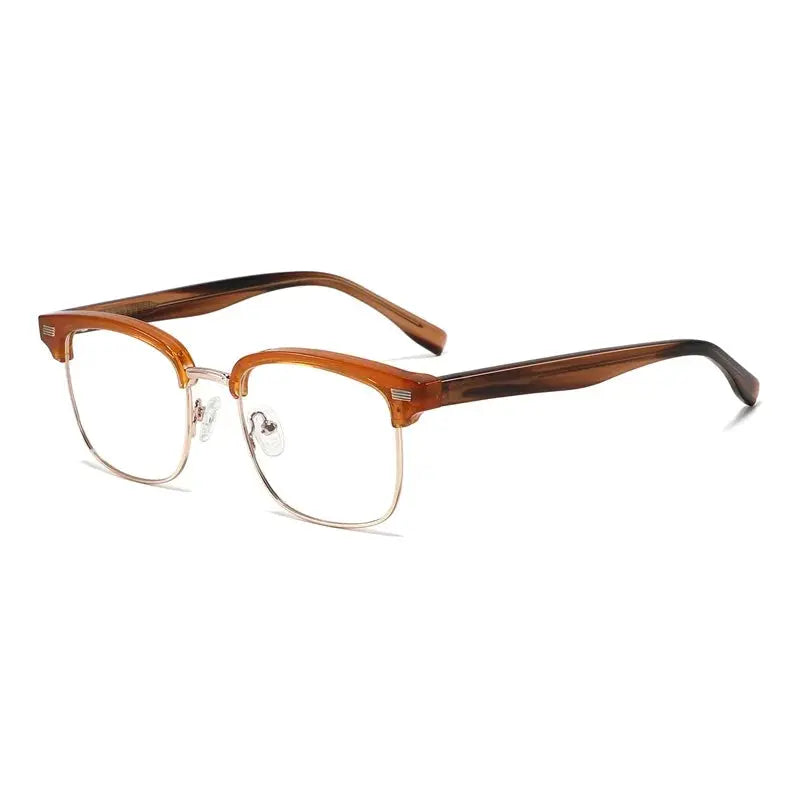 Unisex Square Full Rim Acetate Prescription Glasses 389291 — view 5 | Rx Spectacle