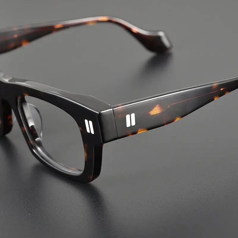 Unisex Square Full Rim Acetate Prescription Glasses L2037 — view 3 | Rx Spectacle
