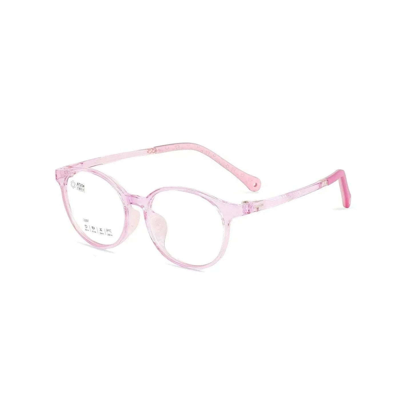 Unisex Round Full Rim TR90 Prescription Glasses 2207 — view 9 | Rx Spectacle