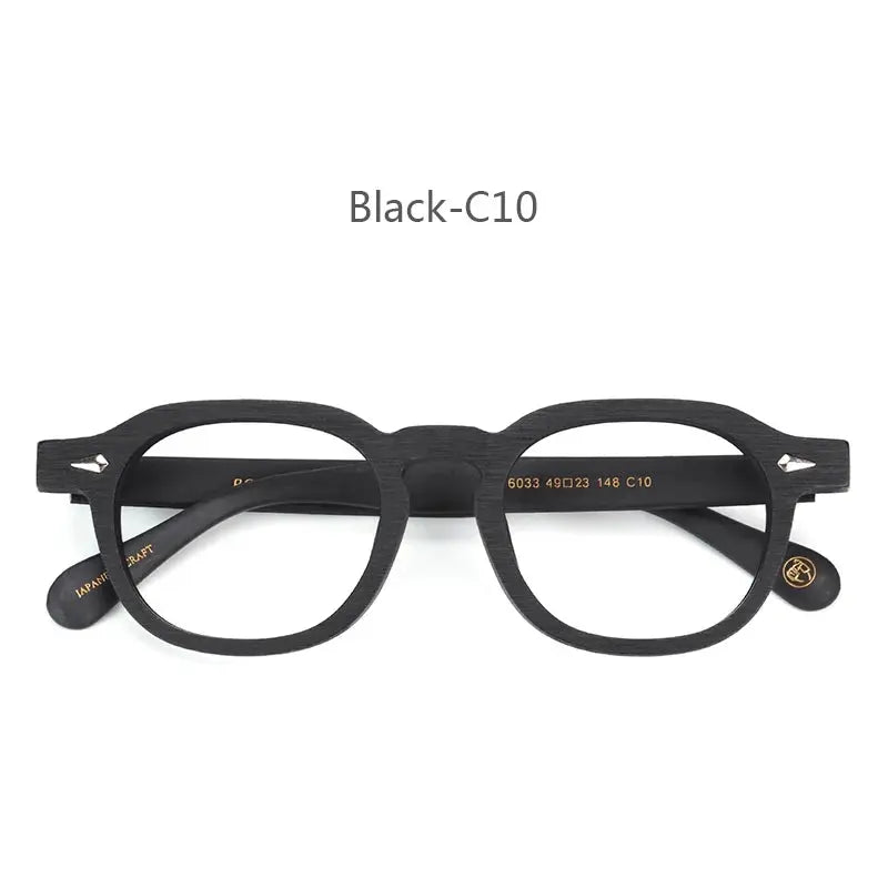Unisex Oval Full Rim Acetate Flat Top Oversized Prescription Glasses 698183 — view 4 | Rx Spectacle