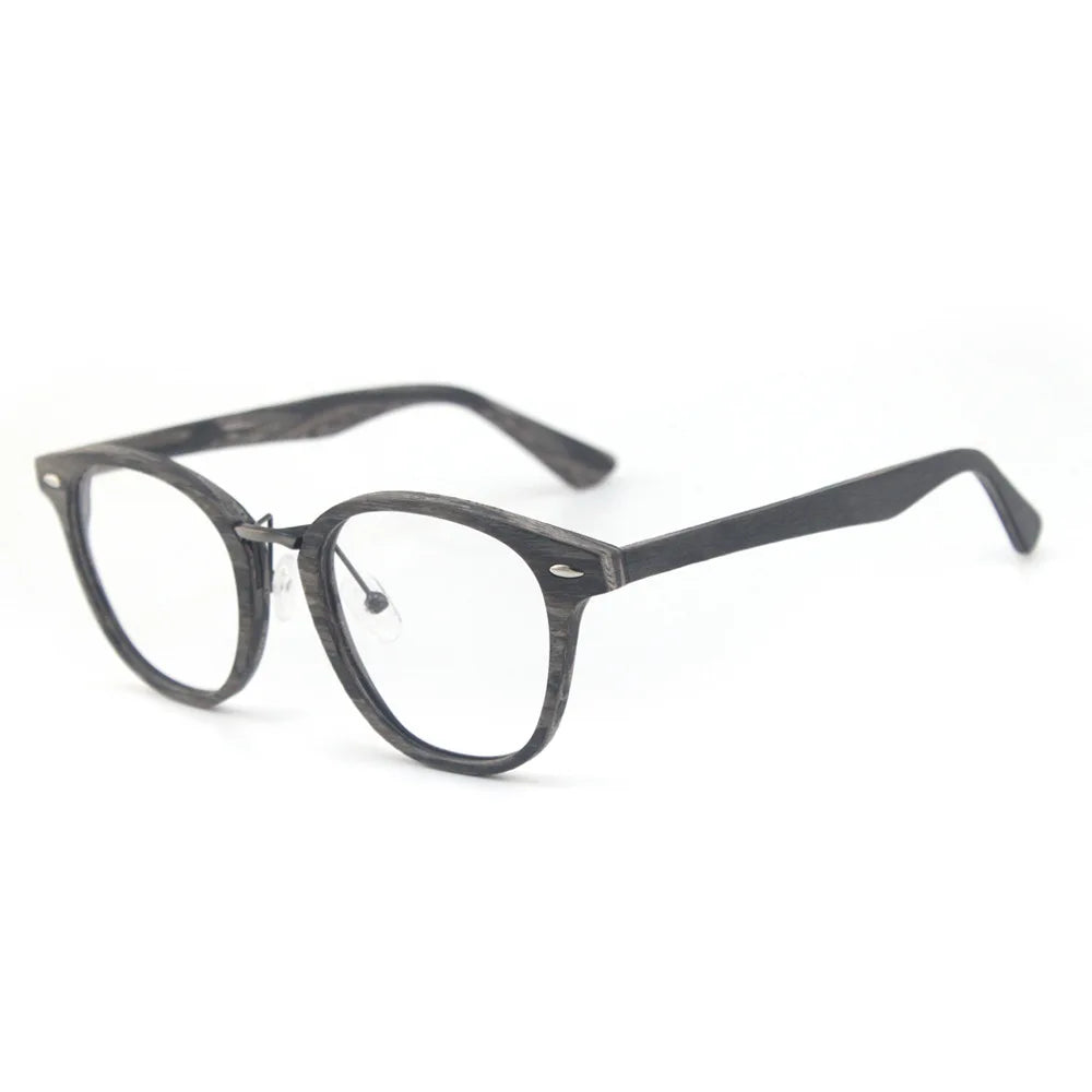 Men's Round Full Rim Titanium Prescription Glasses 535500 — view 7 | Rx Spectacle