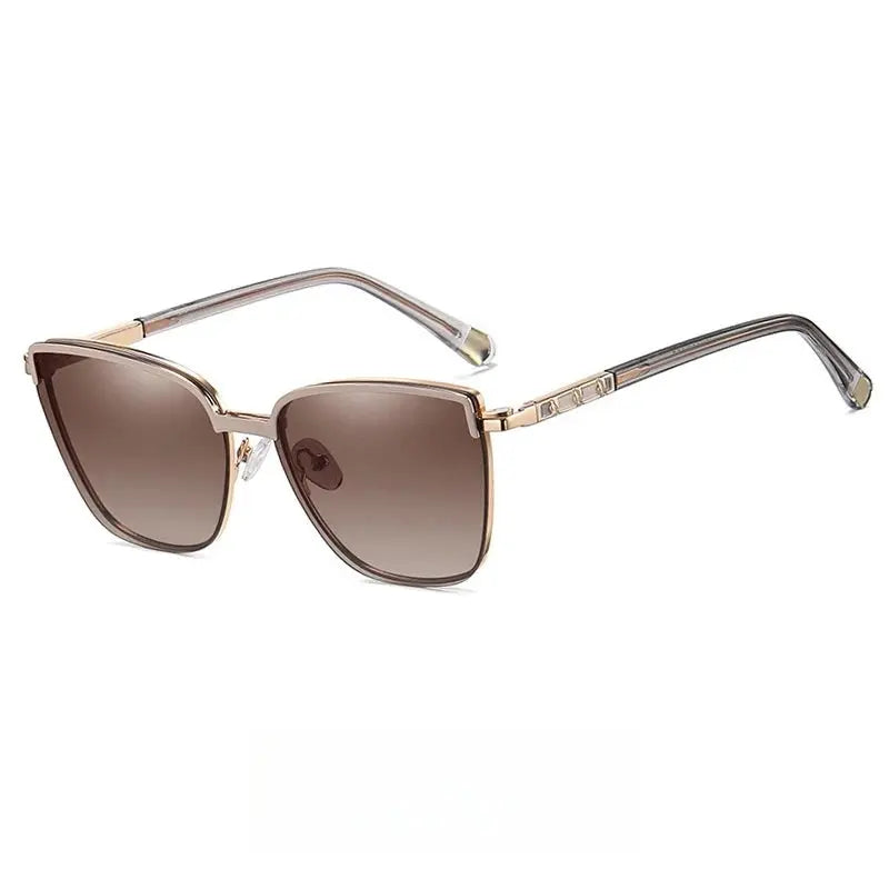 Women's Cat Eye Full Rim TR90 Clip-On Prescription Glasses 85009 — view 3 | Rx Spectacle