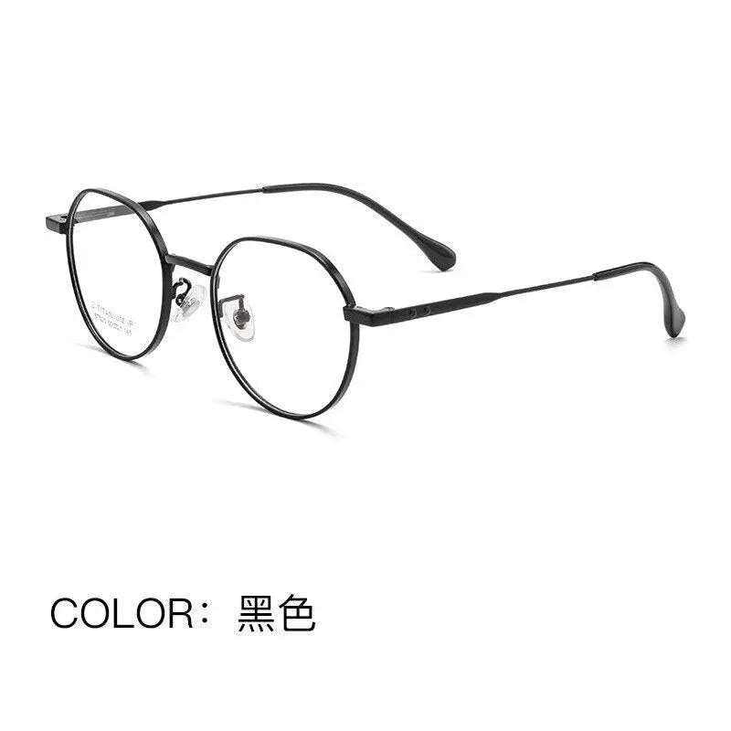 Unisex Polygon Full Rim Titanium Prescription Glasses Bt020t — view 5 | Rx Spectacle