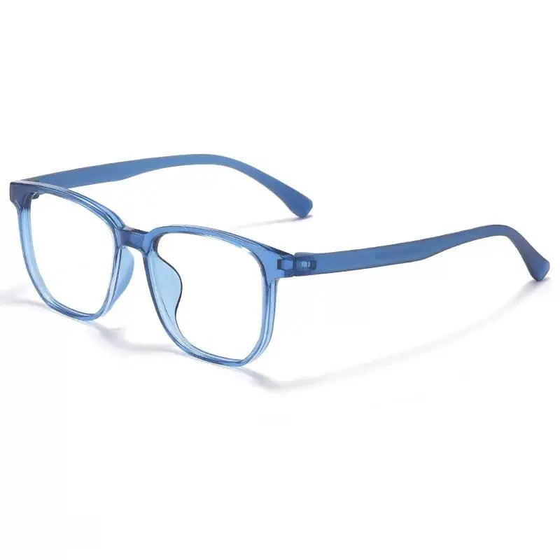 Unisex Square Full Rim TR90 Screwless Prescription Glasses 6625 — view 9 | Rx Spectacle