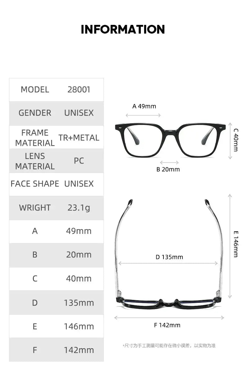 Unisex Oval Full Rim TR90 Prescription Glasses 280010 — view 2 | Rx Spectacle