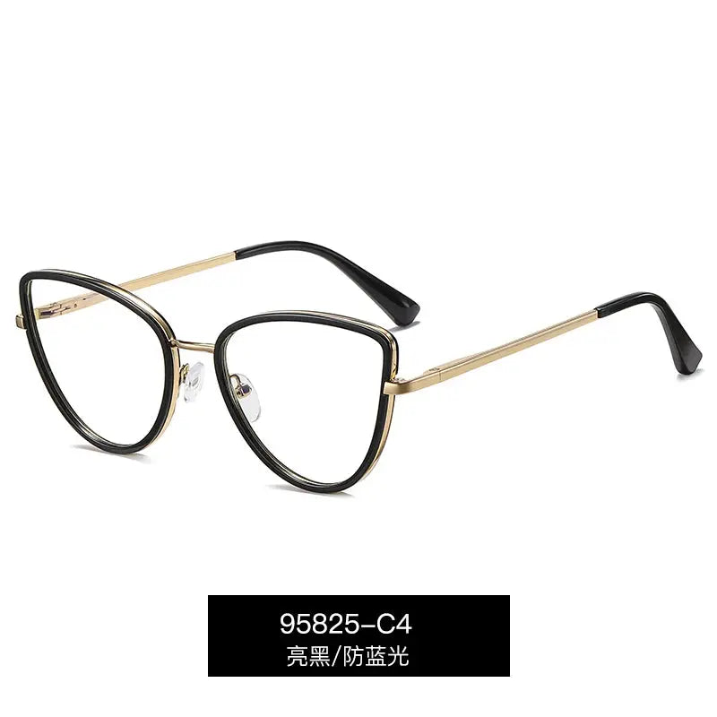 Women's Cat Eye Full Rim TR90 Prescription Glasses 95825 — view 4 | Rx Spectacle