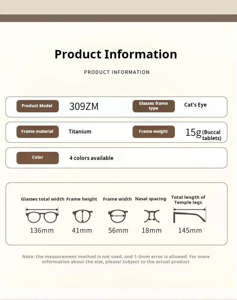 Women's Cat Eye Rimless Titanium Prescription Glasses 30944 — view 2 | Rx Spectacle