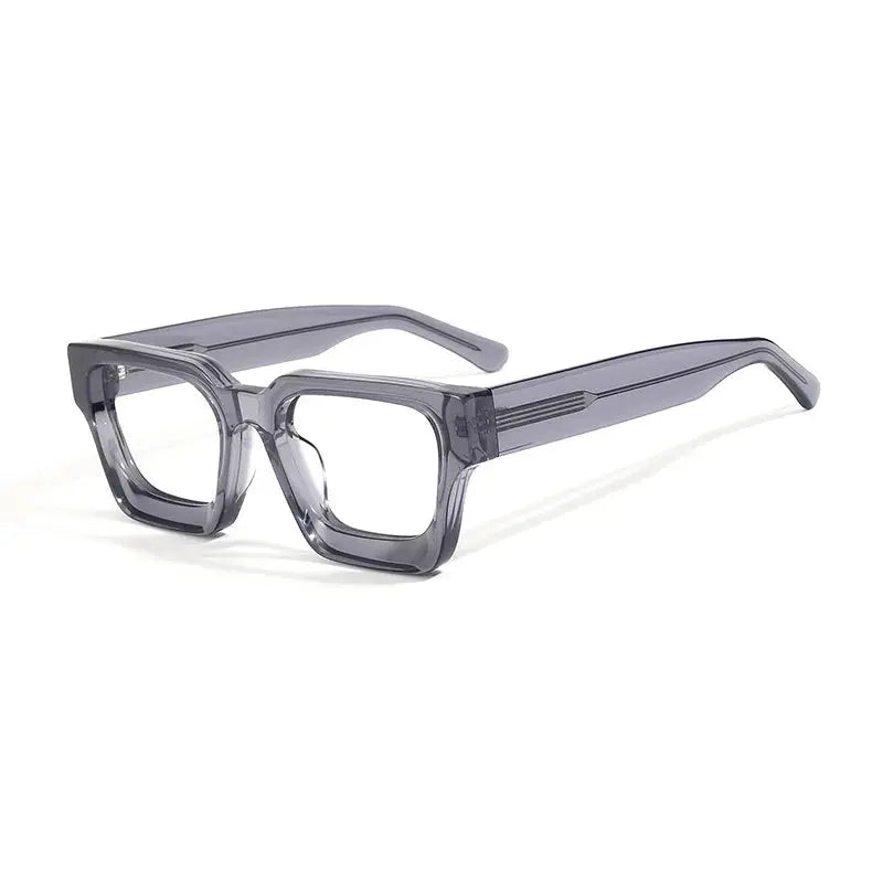 Unisex Browline Full Rim Acetate Prescription Glasses 71439 — view 4 | Rx Spectacle