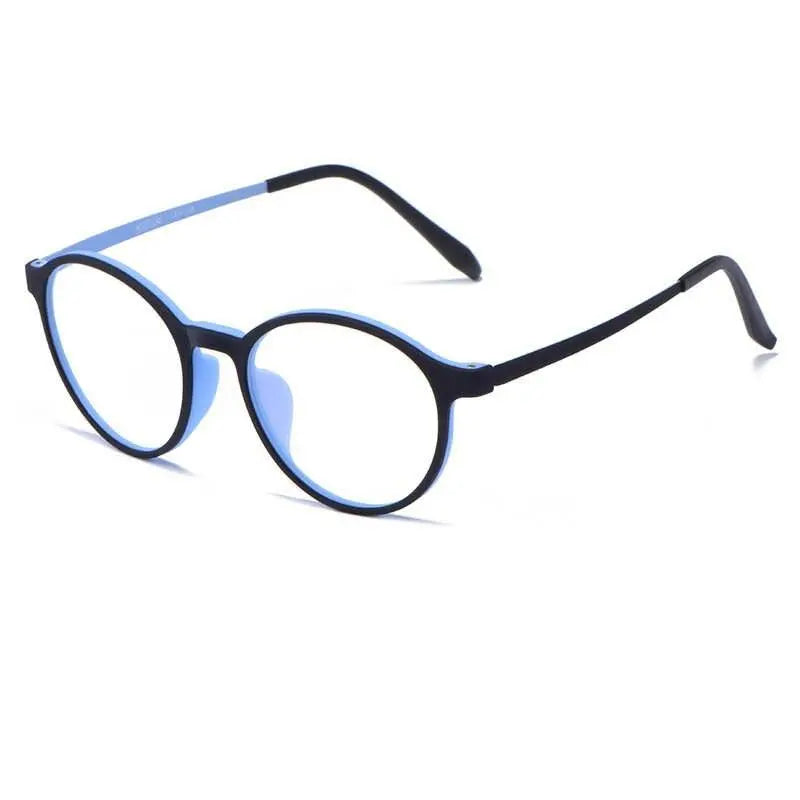Unisex Round Full Rim Titanium Prescription Glasses 3050 — view 4 | Rx Spectacle