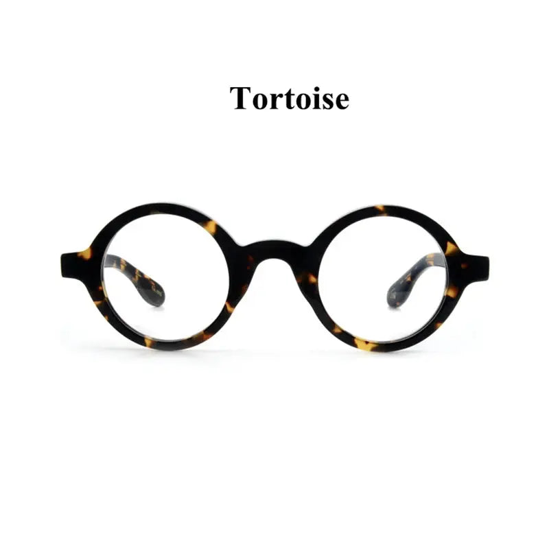 Round Full Rim Acetate Prescription Glasses 424221 — view 8 | Rx Spectacle