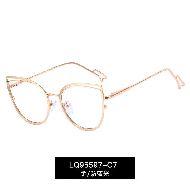 Women's Cat Eye Full Rim TR90 Prescription Glasses 95597 — view 5 | Rx Spectacle