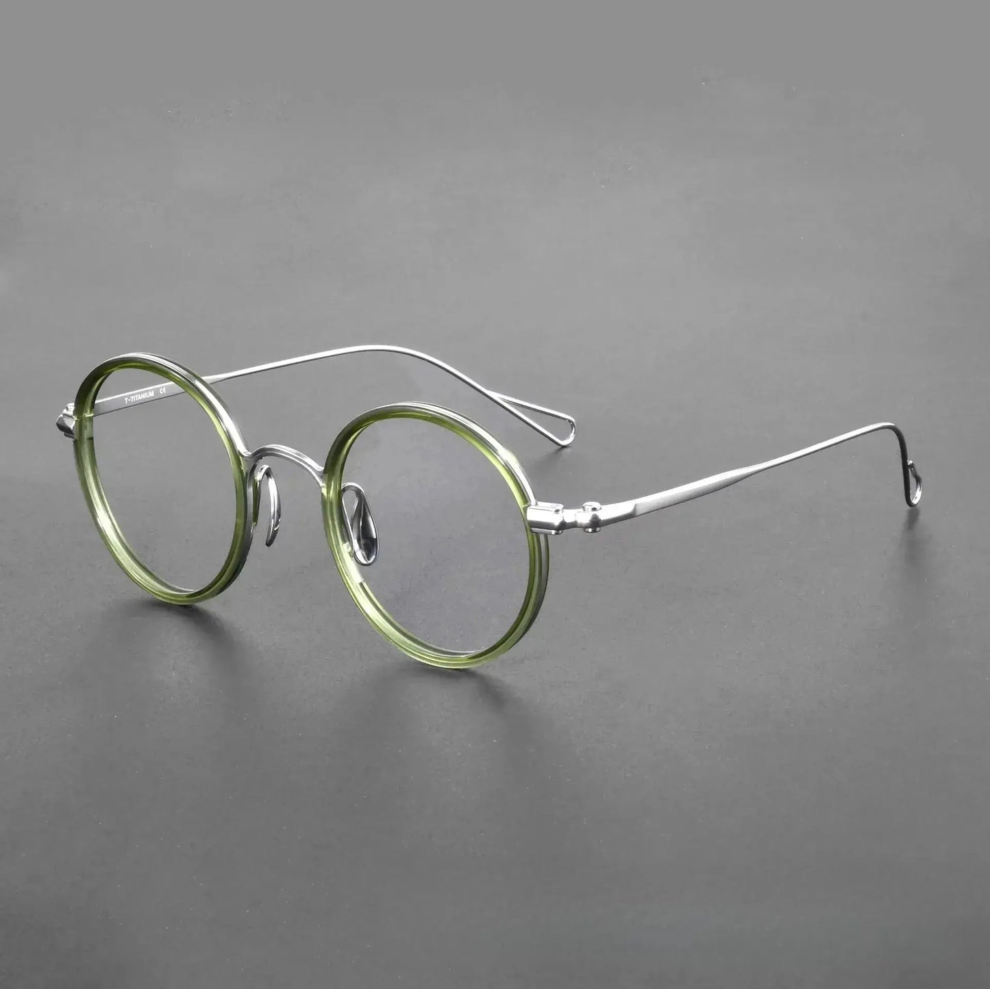 Women's Round Full Rim Titanium Prescription Glasses 369162 — view 3 | Rx Spectacle