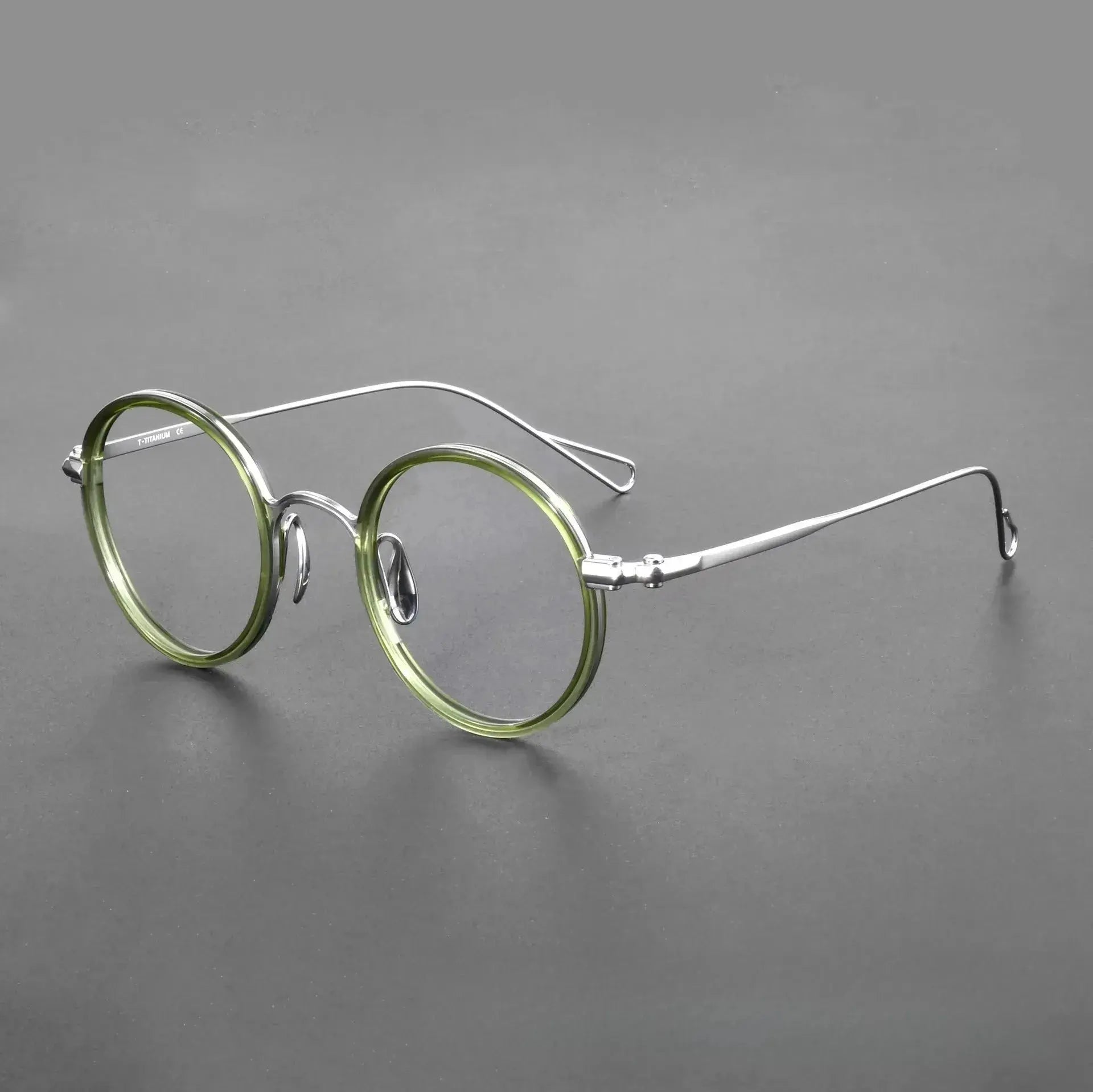 Women's Round Full Rim Titanium Prescription Glasses 369162 — view 3 | Rx Spectacle