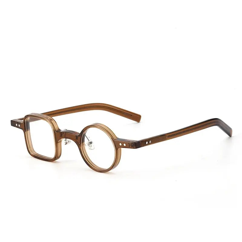Unisex Square Full Rim Acetate Prescription Glasses 98208 — view 4 | Rx Spectacle