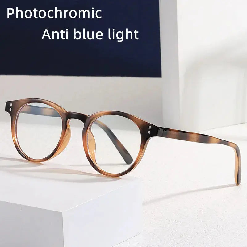 Unisex Round Full Rim Acetate Reading Glasses 3313 — view 2 | Rx Spectacle