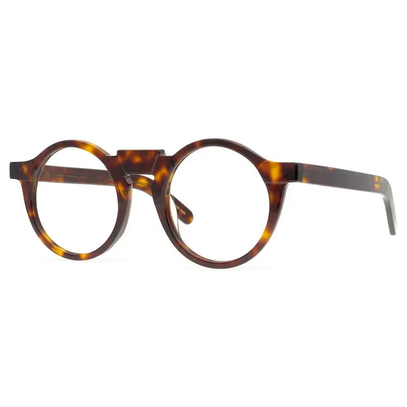 Unisex Round Full Rim Acetate Prescription Glasses 1465 — view 9 | Rx Spectacle