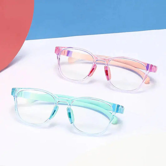 Unisex Square Full Rim Acetate Prescription Glasses 910265 — view 1 | Rx Spectacle