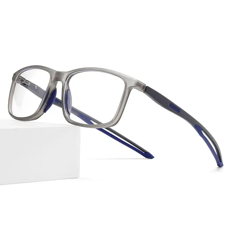 Unisex Square Full Rim TR90 Sports Glasses U001 — view 11 | Rx Spectacle