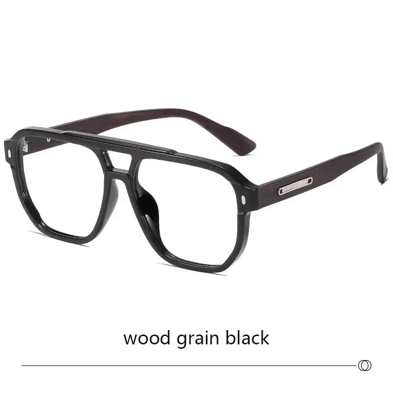 Men's Square Full Rim Acetate Double Bridge Prescription Glasses 220200 — view 3 | Rx Spectacle