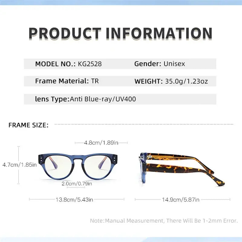 Women's Round Full Rim Acetate Reading Glasses 682528 — view 2 | Rx Spectacle