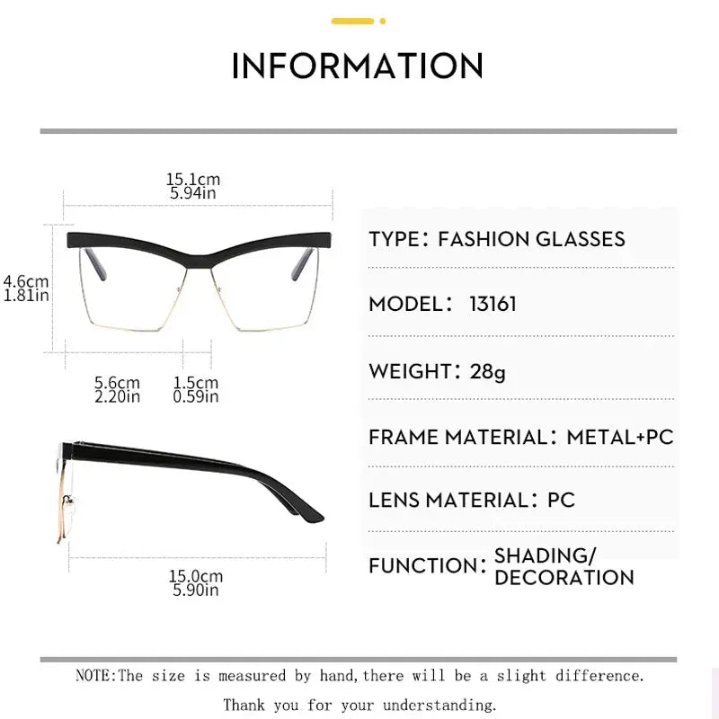 Women's Browline Full Rim Titanium Oversized Reading Glasses 713161 — view 2 | Rx Spectacle