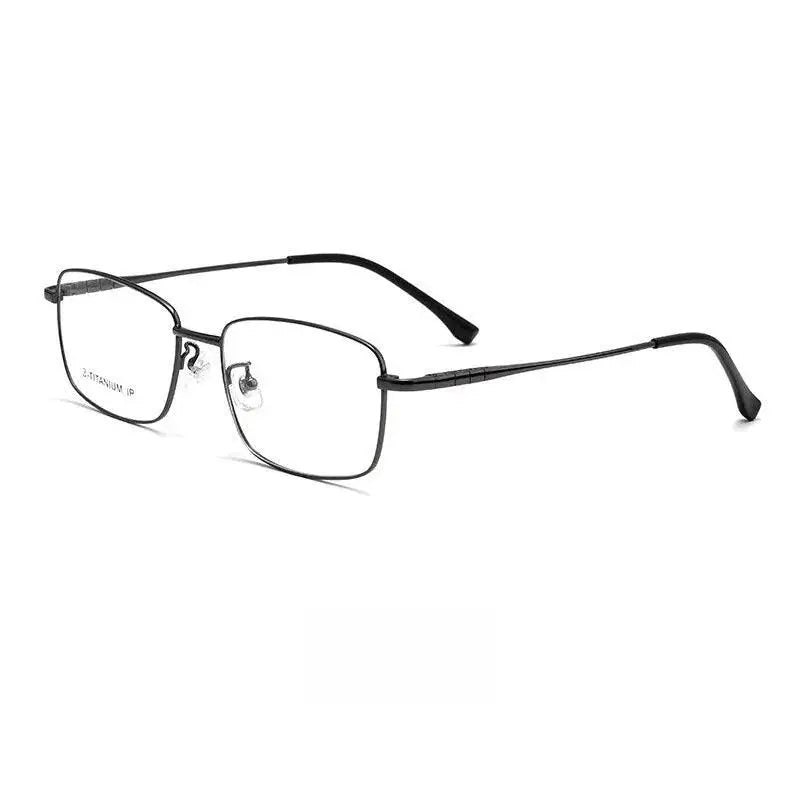 Men's Square Full Rim Titanium Prescription Glasses Mc82208 — view 7 | Rx Spectacle