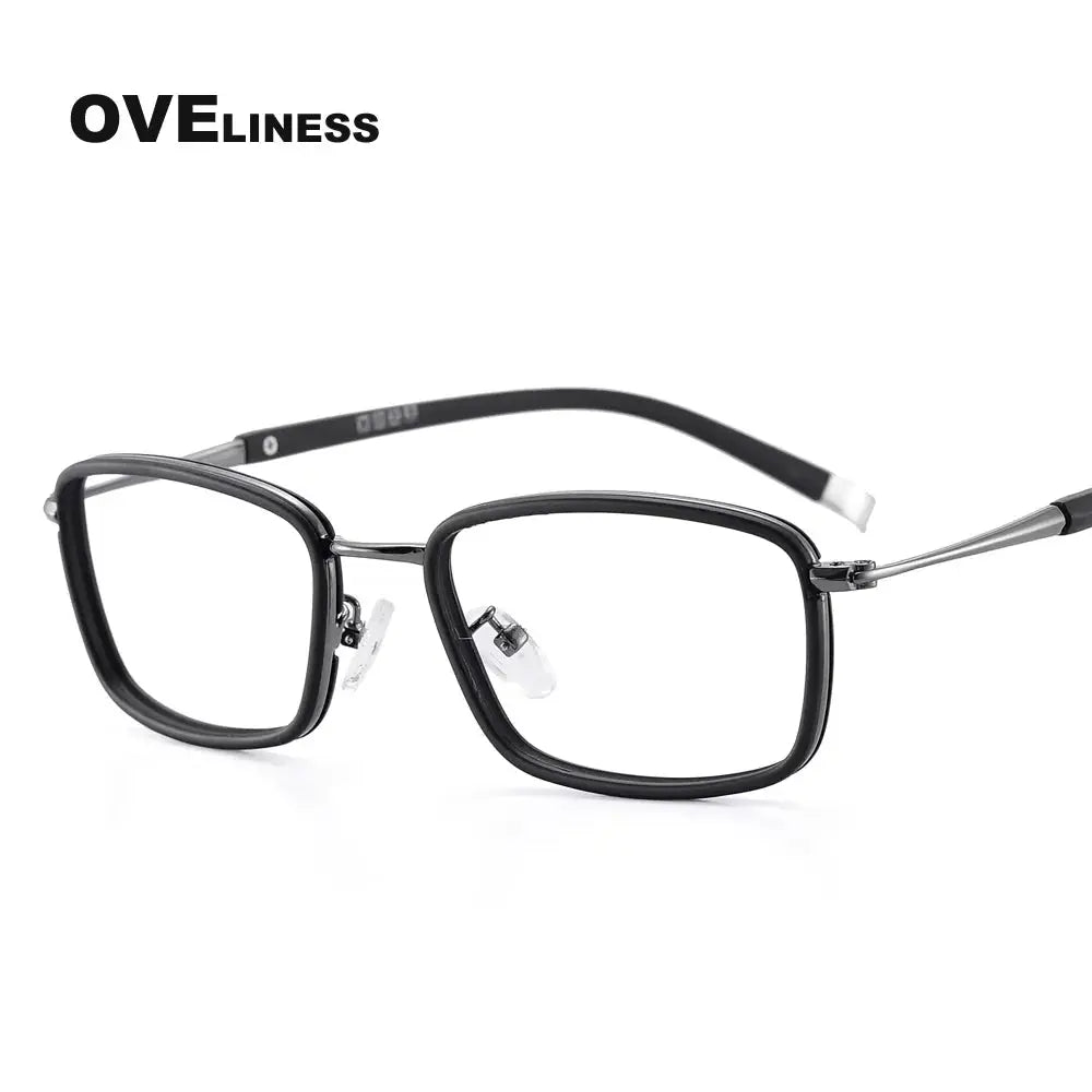 Women's Square Full Rim Acetate Prescription Glasses 390037 — view 4 | Rx Spectacle