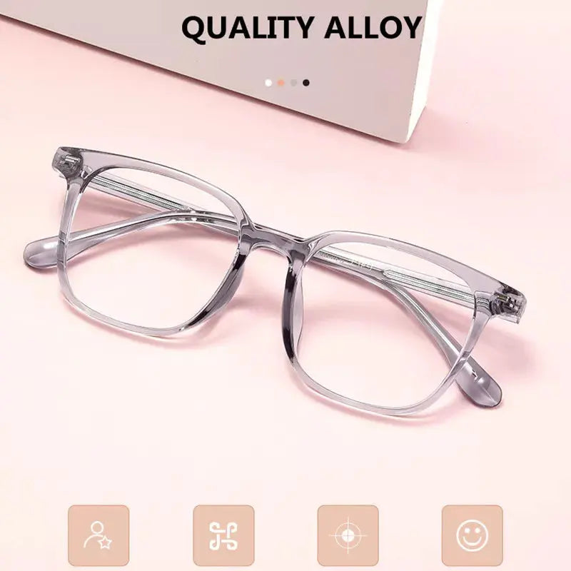 Unisex Square Full Rim Acetate Reading Glasses 6005 — view 2 | Rx Spectacle