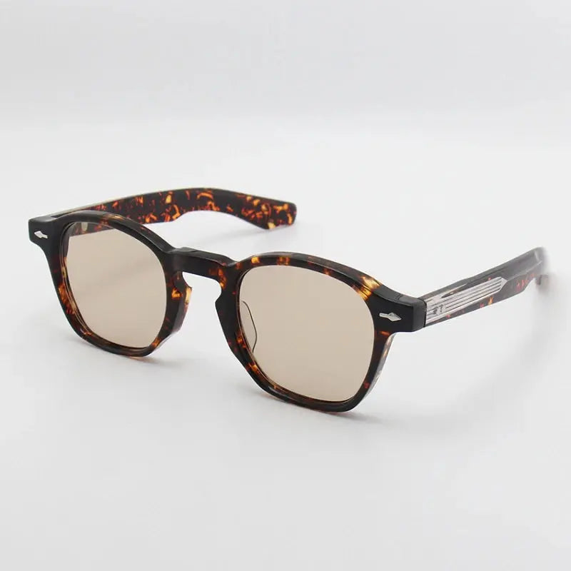 Unisex Square Full Rim Acetate Prescription Glasses 44144 — view 4 | Rx Spectacle