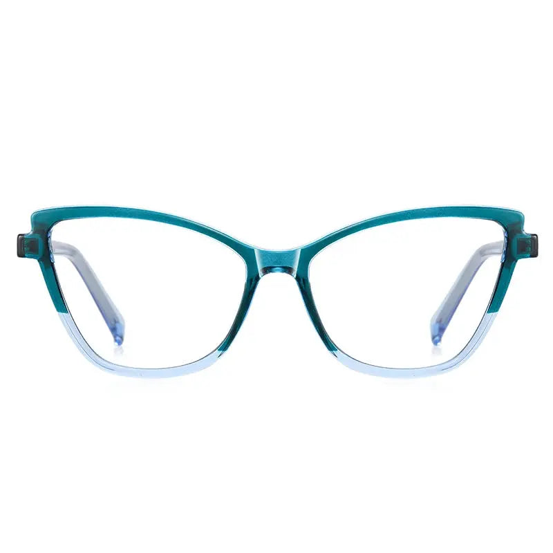 Women's Cat Eye Full Rim TR90 Prescription Glasses J2130 — view 4 | Rx Spectacle