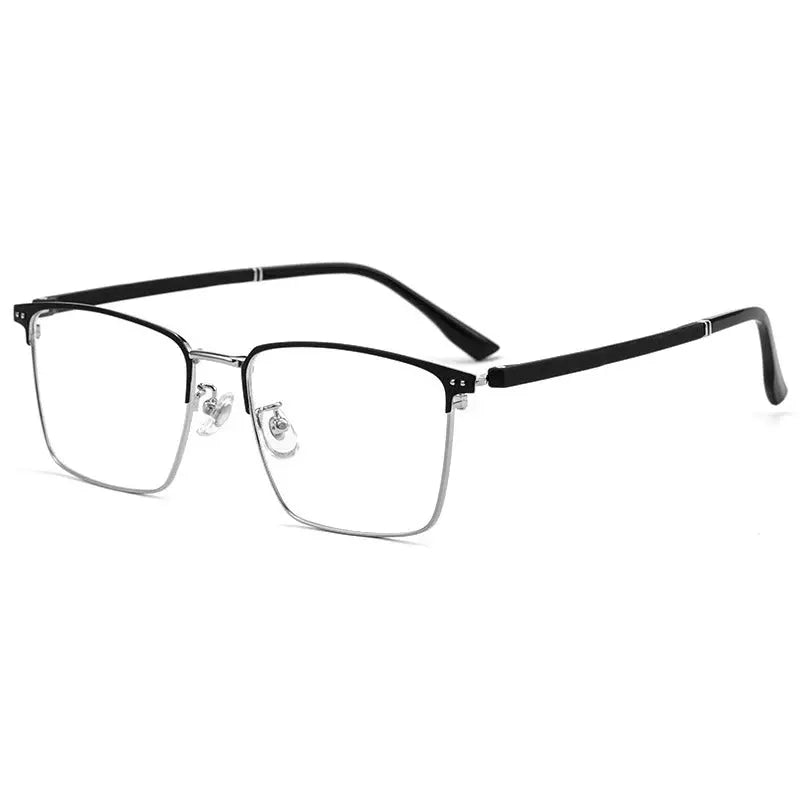 Men's Square Full Rim TR90 Prescription Glasses — view 4 | Rx Spectacle