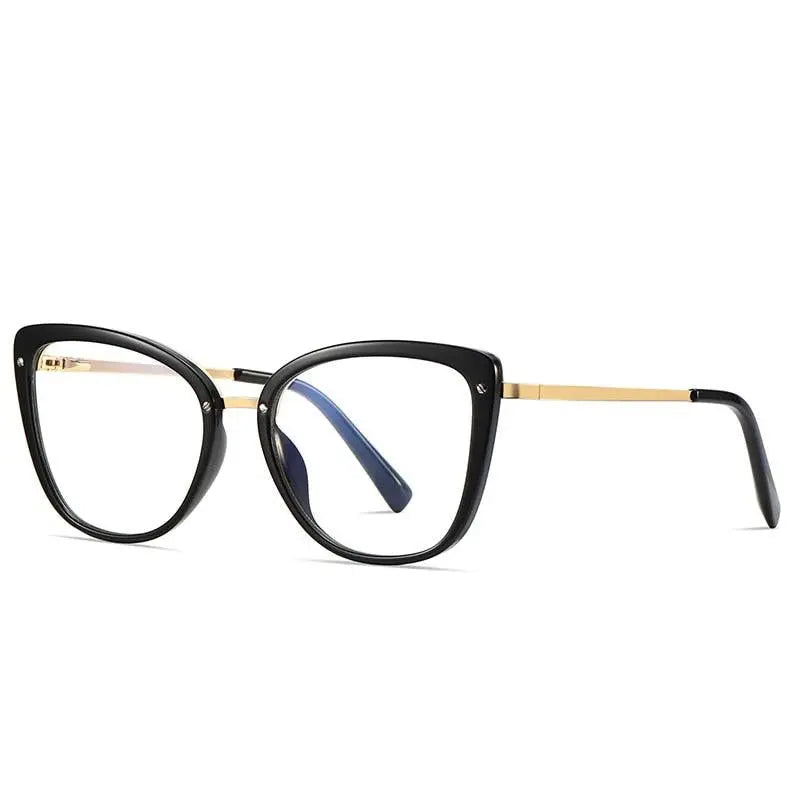 Women's Cat Eye Full Rim TR90 Prescription Glasses 2076 — view 4 | Rx Spectacle