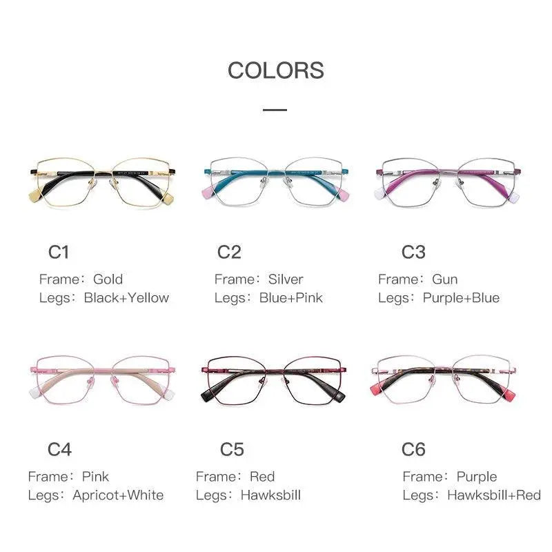 Unisex Square Full Rim Alloy Prescription Glasses 3011 — view 6 | Rx Spectacle