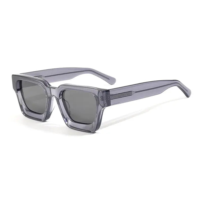 Men's Square Full Rim Acetate Flat Top Prescription Glasses 441439 — view 6 | Rx Spectacle