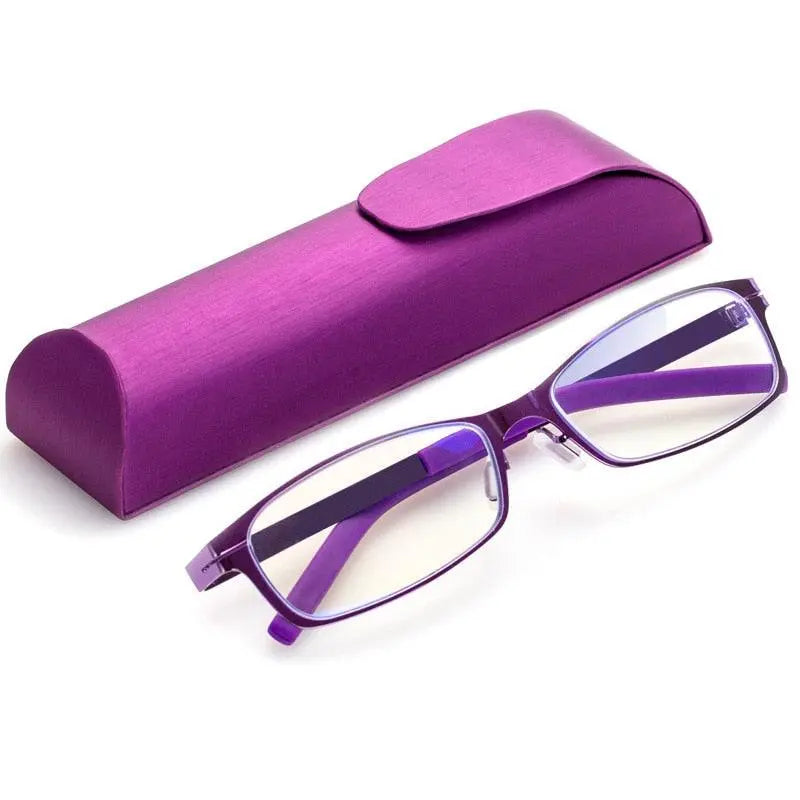 Unisex Rectangular Full Rim TR90 Reading Glasses Dy1331 — view 5 | Rx Spectacle