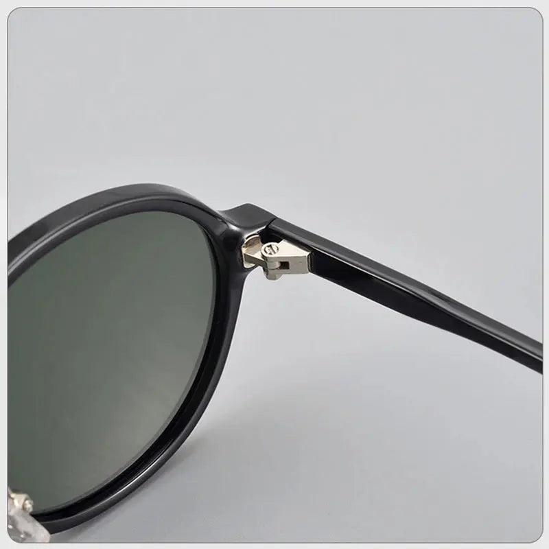 Unisex Round Full Rim Acetate Prescription Glasses 14543 — view 6 | Rx Spectacle
