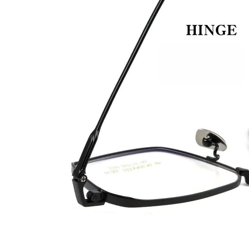Men's Square Full Rim Titanium Prescription Glasses 205ct — view 10 | Rx Spectacle