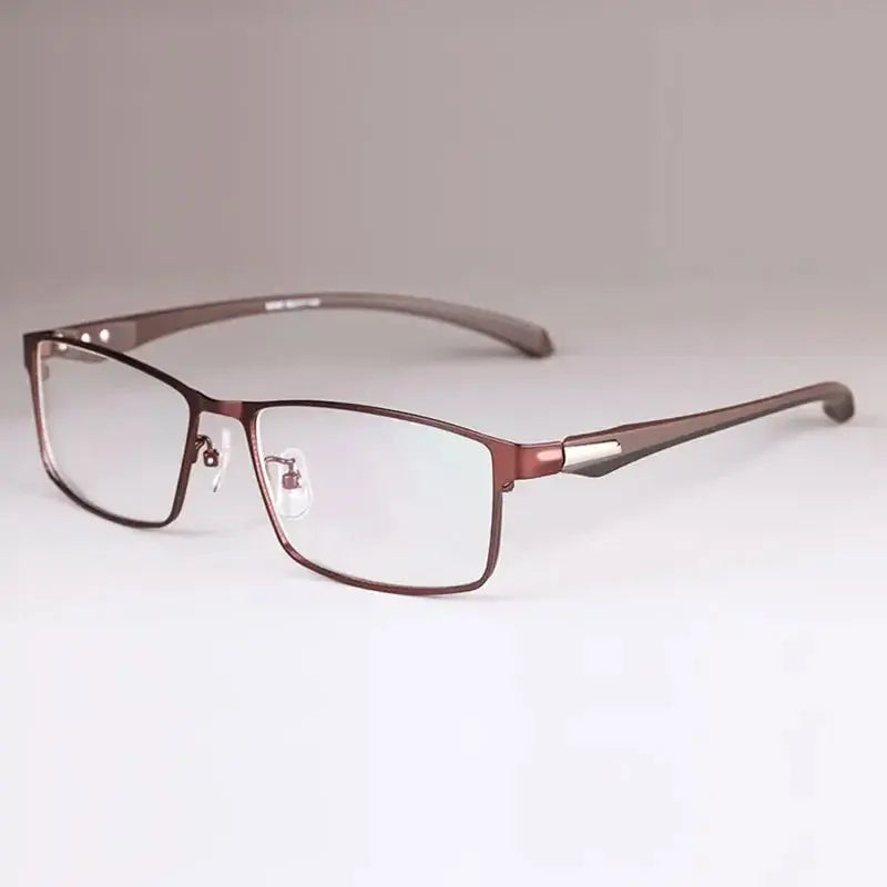 Unisex Square Semi-Rimless TR90 Prescription Glasses 561718 — view 7 | Rx Spectacle