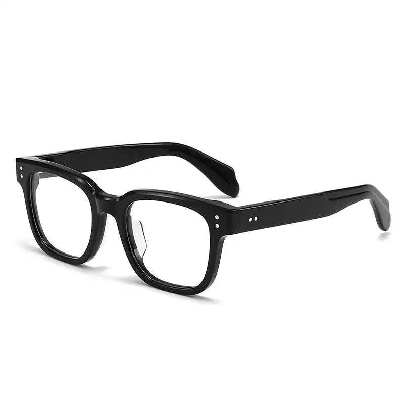 Unisex Square Full Rim Acetate Prescription Glasses 91477 — view 3 | Rx Spectacle