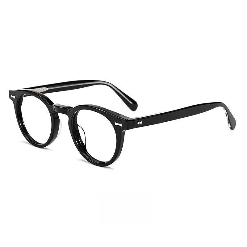 Unisex Round Full Rim Acetate Prescription Glasses Kbt9861 — view 8 | Rx Spectacle