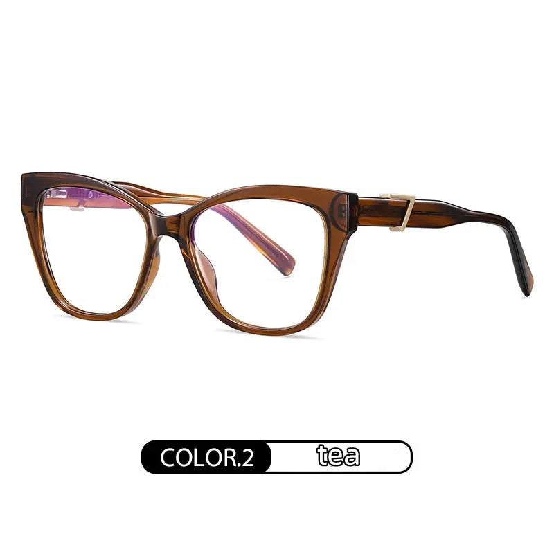Unisex Cat Eye Full Rim Acetate Reading Glasses C909 — view 8 | Rx Spectacle