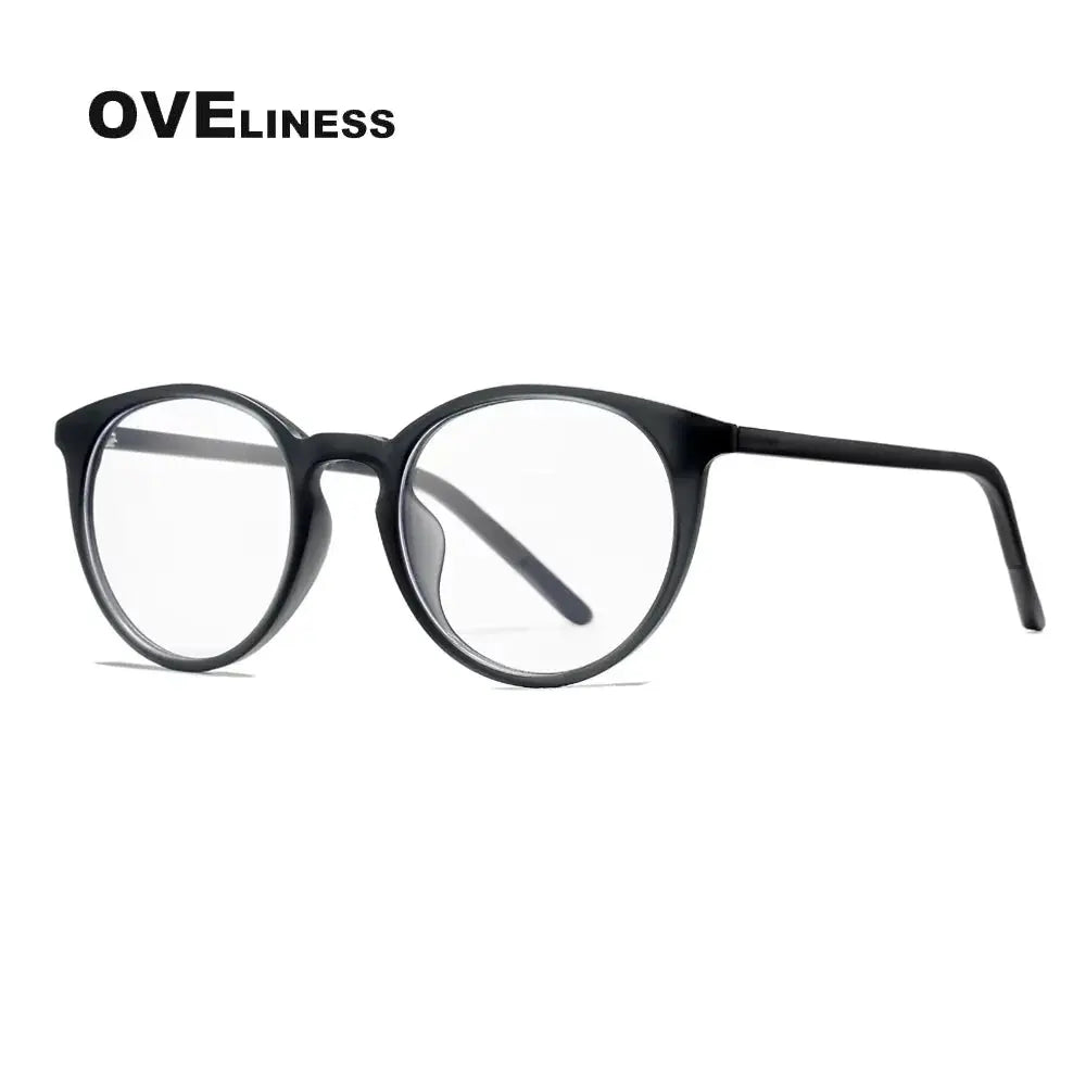 Women's Round Full Rim Titanium Prescription Glasses 927251 — view 6 | Rx Spectacle