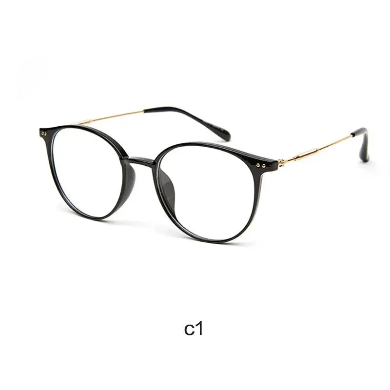 Unisex Round Full Rim Acetate Prescription Glasses 13819 — view 9 | Rx Spectacle