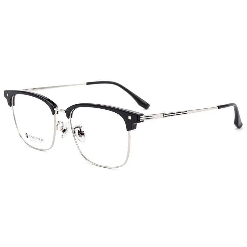 Men's Square Full Rim Acetate Prescription Glasses M224 — view 2 | Rx Spectacle