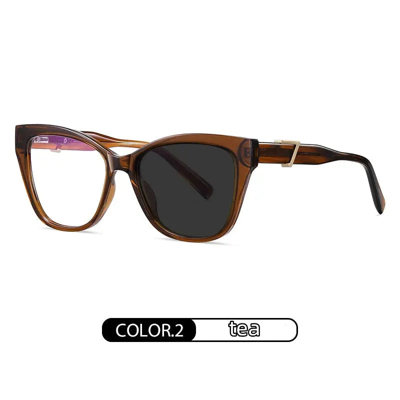 Unisex Cat Eye Full Rim Acetate Reading Glasses C909 — view 10 | Rx Spectacle