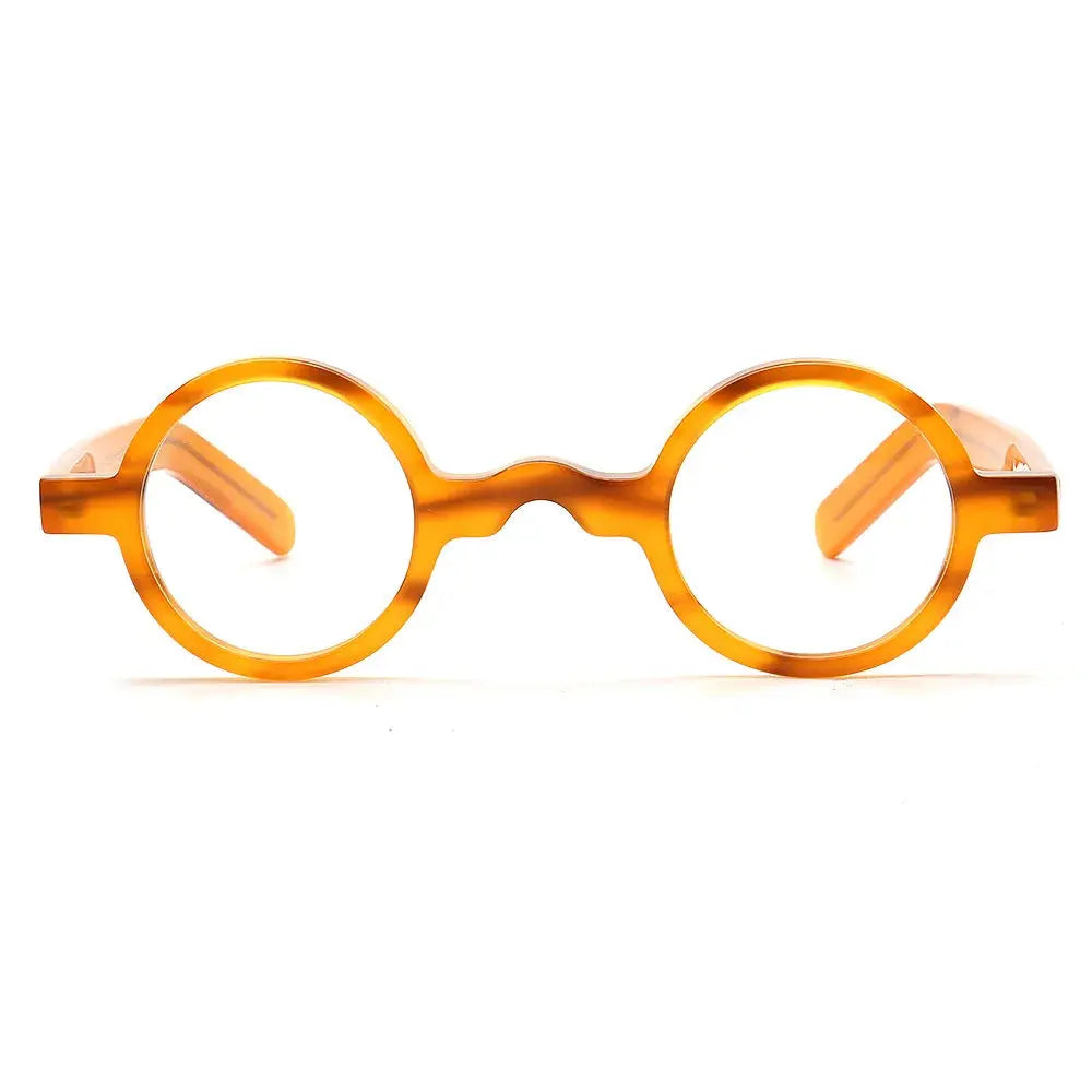 Women's Round Full Rim Acetate Prescription Glasses 74118 — view 6 | Rx Spectacle