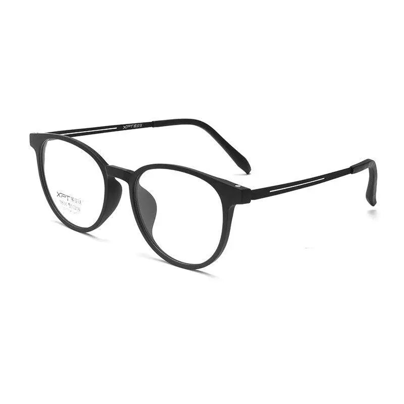 Unisex Round Full Rim Titanium Prescription Glasses 9836xp — view 3 | Rx Spectacle