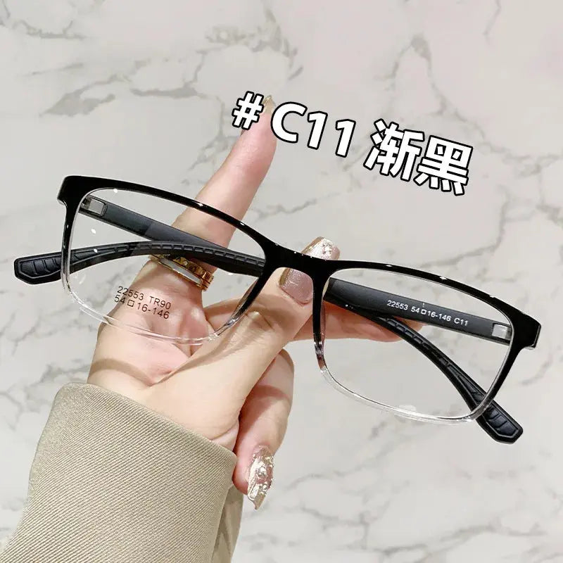 Unisex Square Full Rim TR90 Prescription Glasses 22553 — view 6 | Rx Spectacle
