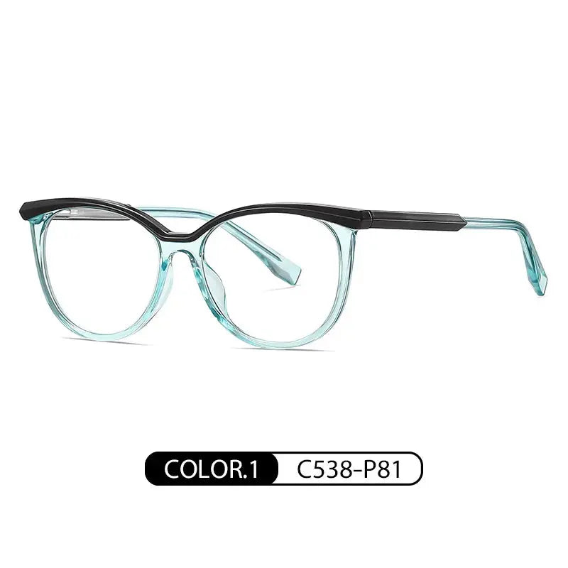 Women's Oval Full Rim TR90 Prescription Glasses 35184 — view 4 | Rx Spectacle